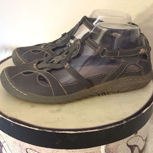 JBU Memory Foam Outdoor Sandals 8.5 - Picture 1 of 11